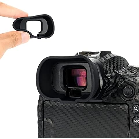 KIWIFOTOS Camera Extended Eyecup Eyepiece Compatible with Canon EOS R5 R5C R6 Mark II R6 Camera, R5 R6 Viewfinder Protector Accessory Cover