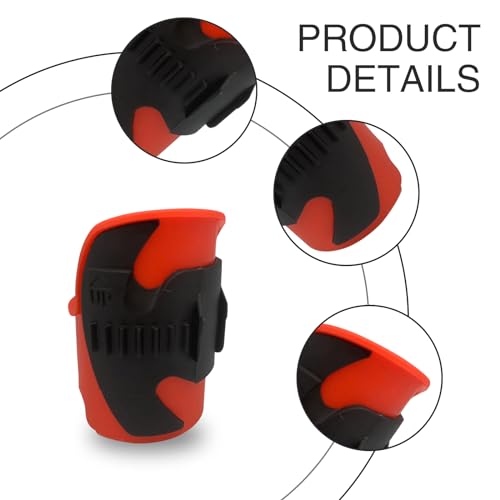 Image of 2 PCS Motorcycle Front Shock Absorber Oil Seal Cleaner Tool, 2.16 inch x 2.16 inch x 2.59 inch Inverted Front Fork Mud Scraper, ABS Plastic Repair Parts, Universal for Motorcycle Off-road Vehicle (Black)