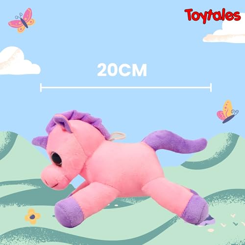 Image of TOYTALES Soft Toy Combo Pack Cute Lion & Pink Unicorn Plush Stuffed Animals for Kids, Huggable Cuddly Soft Toys for Girls & Boys, Birthday & Baby Shower Gift (Pack of 2)