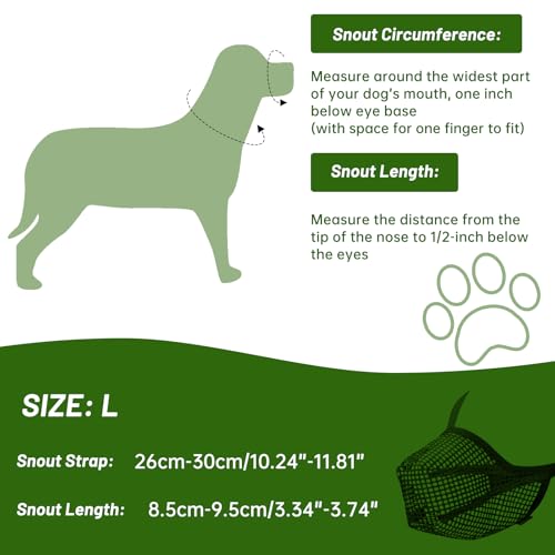 Giftköderschutz Hund Maulkorb Mittlere Hunde Baskerville Maulkorb Maulkorb für Große Hunde Fressschutz Hund Anti Giftköder Maulkorb Für Mittelgroße und Große Verhindert Das Beißen, Kauen Und Bellen