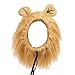 Pet Lion Wig Fashionable Synthetic Fiber for Puppy Festival Party Cosplay
