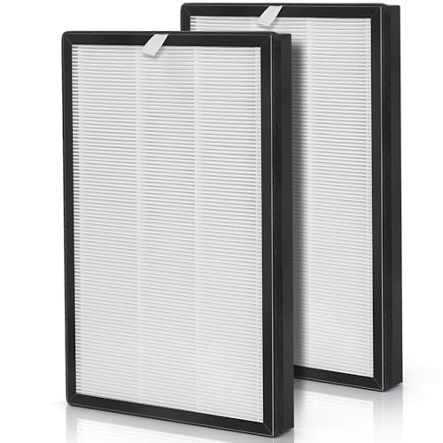 APH260 Replacement Compatible with APH260 and APH320 3-in-1 Filtration H13 True HEPA Air Cleaner for Large Room Pre-filter Plus Efficiency Carbon, 2-Pack