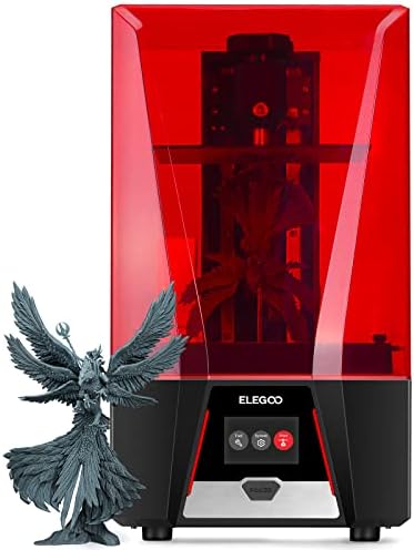 ELEGOO Saturn 2 MSLA 3D Printer, UV Resin Photocuring Printer with 10-inch 8K Monochrome LCD, 219x123x250mm / 8.62x4.84x9.84 Inch Larger Printing Size