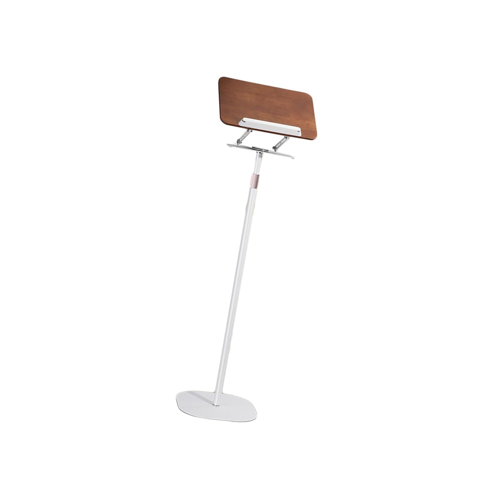 Generico Supporto da Lettura Regolabile 2 in 1 per Libri di Testo, Tablet, Laptop e riviste, con Pannello Rimovibile e Altezza Regolabile (Bianco, H-91-159cm)