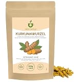 IDDA Herbal Kurkuma Wurzel ganz 900g, Kurkumawurzel zum Kochen und zur Teezubereitung, Curcuma longa