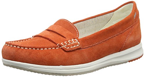 Geox D Avery C, Mocasines para Mujer, Naranja (DK ORANGEC7012), 36 EU