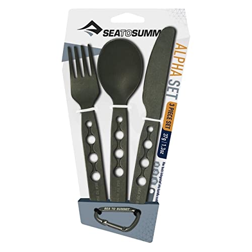 Sea to Summit Alphaset le set de couverts durables pour éviter le plastique