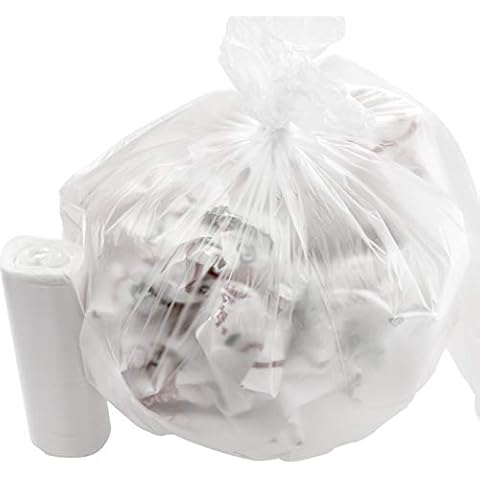 Mop Mob Leak-Proof Clear 4 Gallon Trash Can Liners, 50 Count, Coreless Roll, No Mess Disposal, Guaranteed for Life Cover