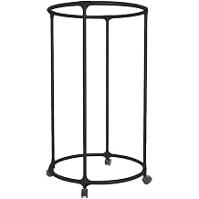 Circular Drying Rack with Wheels 360  Rotating Clothing Organizer for Stores Clothing Drying Rack