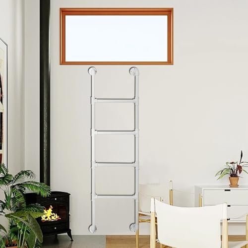 Escalera metálica de pared para exteriores y zonas de paso de garajes 2