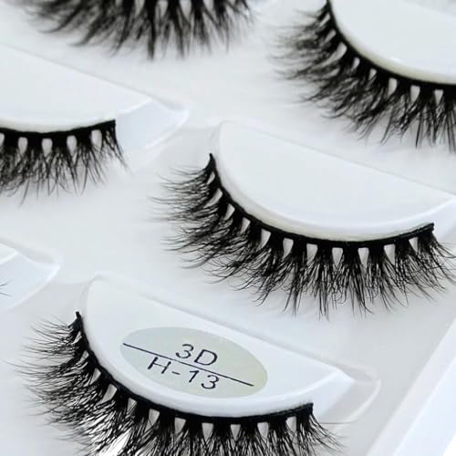 CARTELA DE CILIOS 5 PARES H-13