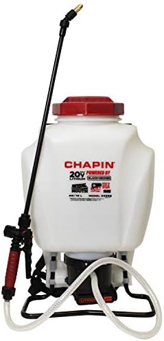 Chapin International 63985 Black & Decker Backpack Sprayer, 4 gal, Translucent White