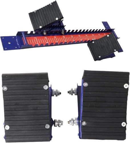 Track and Field Starting Block, Adjustable Sprint Device with Rubber Pedals, for School and Gymnasium, Suitable for Plastic Cinder Tracks