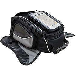 Bolsa de Tanque de Motocicleta - Oxford Saddle Negro Bolsas para depósito Motocicleta - Universal Fuerte Bolsa magnética para Honda Yamaha Suzuki Kawasaki Harley - Dracarys