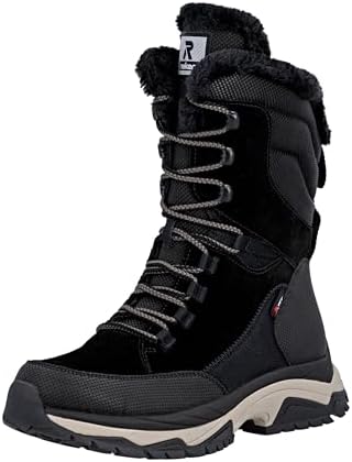 Rieker Damen W3972 Schnür Stiefel