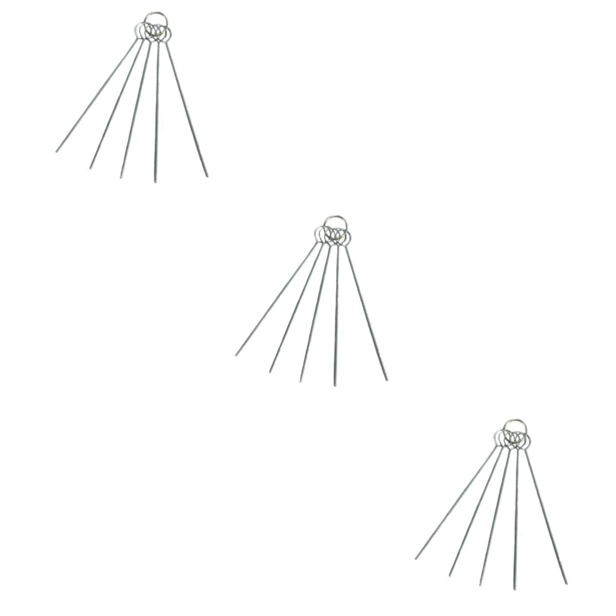 VILLCASE 3 Sets Airbrush Cleaning Tool Nozzle Cleaner Brush Kit Cleaning Spray Tools Airbrush Repair Cleaner