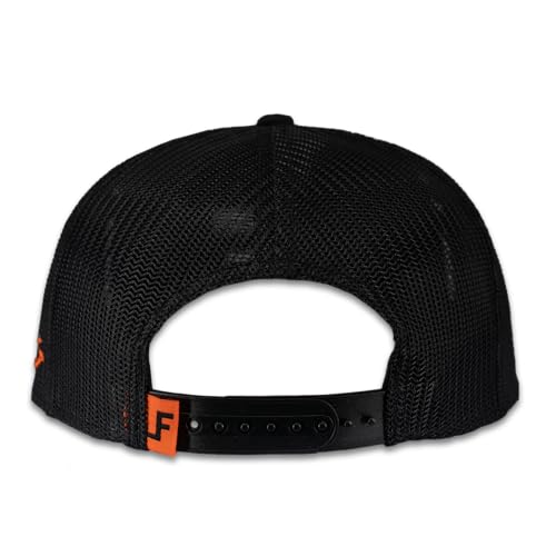Image of Lane Frost Flat 6-Panel Western Trucker Hats for Men & Women | Flat Bill, Structured 6-Panel, Mesh Trucker Back, Adjustable Snapback, Western Style, One Size Fits Most, Rodeo Inspired Cap