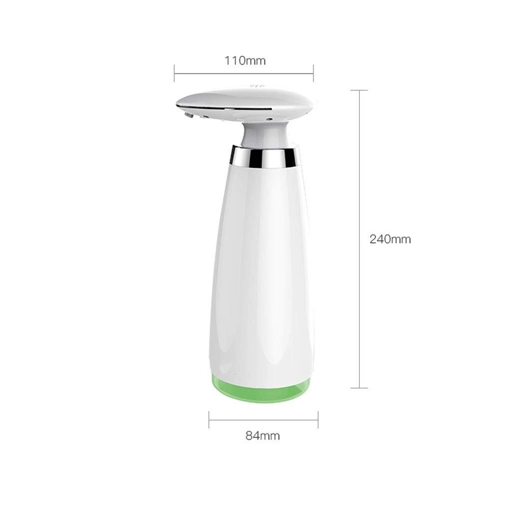 Dozownik mydła Automatyczny blat indukcyjny Dozownik mydła Kuchnia Łazienka Soap Soap Mydlajna Inteligentna indukcyjna ilość płynna regulacja dozownik mydła w płynie (Color : Zwart)