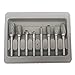 Carbide Burr Set, 8pcs Double Cut Solid Tungsten Rotary Burr Set 1/4-Inch Shank for Die Grinder Drill, DIY Woodworking, Metal Carving, Polishing, Engraving, Drilling