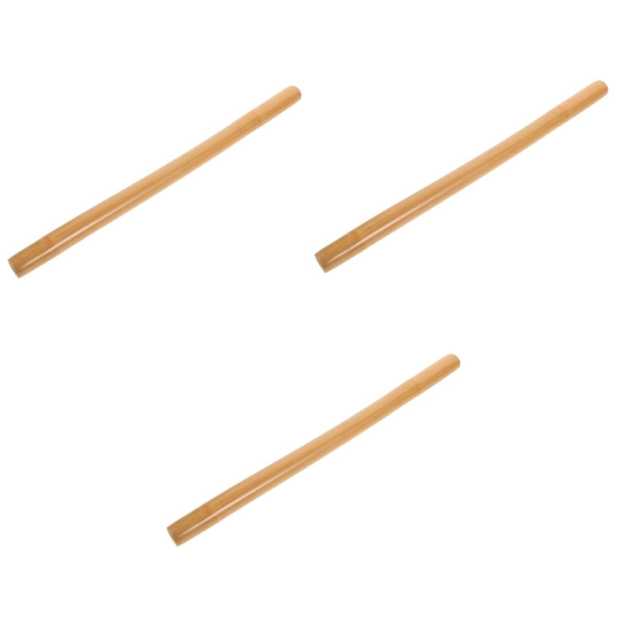 3 Piezas De Palo De Masaje De Bambú Para Músculos Para Rostro Y Cuello Autoterapia Portátil Para Espalda Masajeador De Rodillos Para Palmadas En La Mano Cuello Y