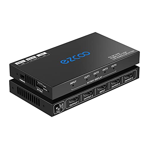 Super Sale 🛒 HDMI Splitter 1x4 4K 60Hz 4:4:4 HDR 1080p 120Hz Atmos CEC, HDMI Down Scaler 4K to 1080P Separate, EDID DIP Switch, HDMI Splitter 1 in 4 Out HDCP2.2 SP14HS 🛒 Crazy Deals HDMI Splitter 1x4 4K 60Hz 4:4:4 HDR 1080p 120Hz Atmos CEC, HDMI Down Scaler 4K to 1080P Separate, EDID DIP Switch, HDMI Splitter 1 in 4 Out HDCP2.2 SP14HS