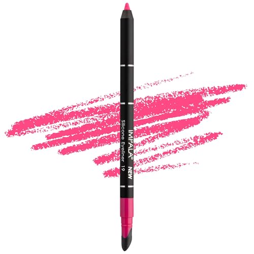 Impala - Lápiz de Ojos en Gel Waterproof Rosa 19 | Trazo Definido o Efecto Difuminado | Textura Cremosa Fácil de Aplicar | Color Intenso Duradero y Resistente al Agua