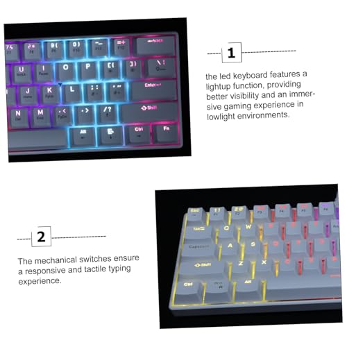 Clavier mécanique filaire robuste avec touches multifonctions réactives - 7