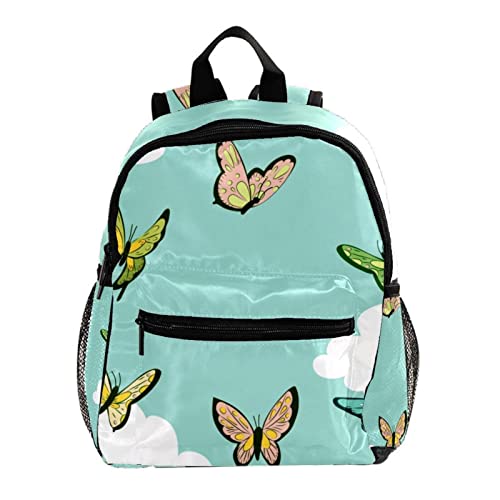 Sac à dos pour garçons et filles léger et facile à ouvrir avec son motif chien vert ludique
