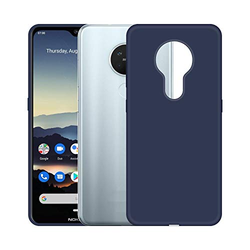 Image of Case Creation Luxurious OG Series for Nokia 6.2 Case Cover,Anti-Dirty Slim Case Frosted Matte Cute Candy TPU Raised Bezel (Splash of Color) Back Cover for Nokia 6.2 -Navy Electric Blue