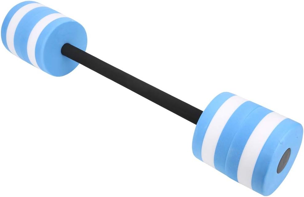 Floating Long Dumbbell of Degradable Water Fitness Devices for Water Sports Blue White