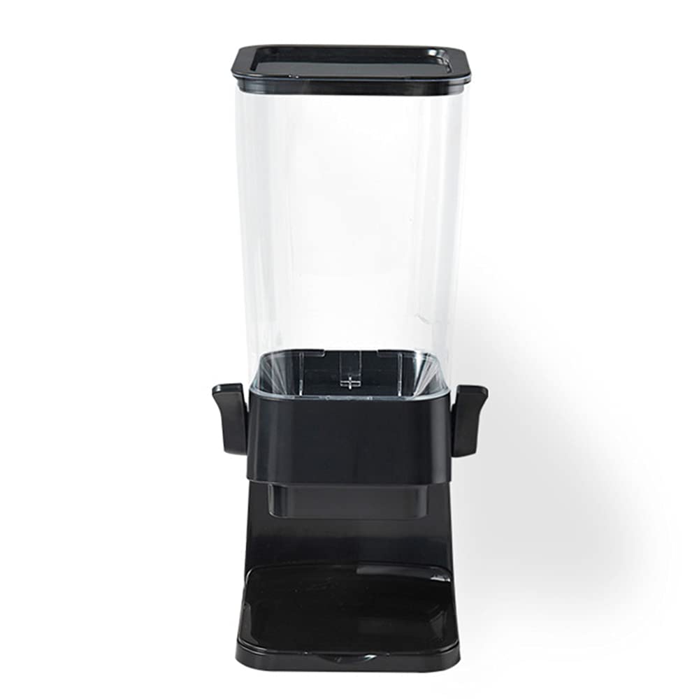 Dispenser di cereali da banco per alimenti secchi a controllo singolo in plastica per caramelle, cereali, noci di farina d'avena