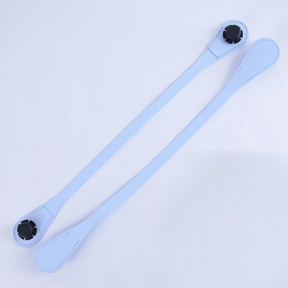 LIUXIN 1 pair long short Obag handles surface pu leather shoulder hand held straps bag for O bag