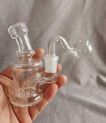 Feixuan Household Items Mini Glass Vase by FedEx (Clear Color with Oil Burner by FedEx Shipping)