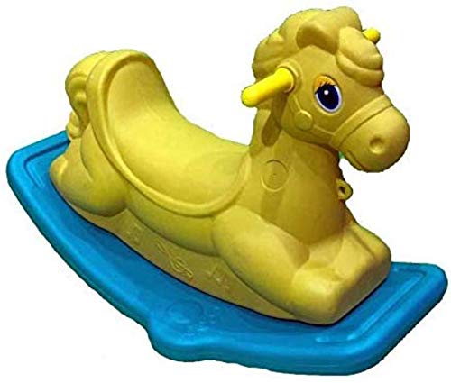 RBW TOYS Plastic Rocking Horse Toy (Yellow)