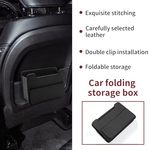 Support de téléphone pliable et boîte auto pour éliminer le désordre arrière