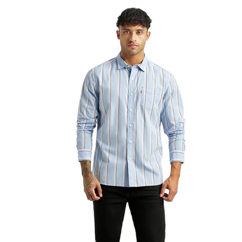 Image of Levi's Men's Striped Slim Fit Shirt