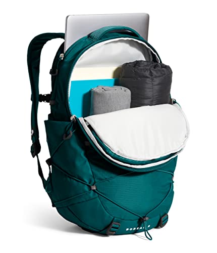 Image of The North Face Women's Borealis Commuter Laptop Backpack, Harbor Blue /TNF White, One Size