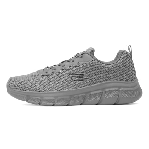 Skechers 118106DKGY Men's Trainers, Gray, 9 US