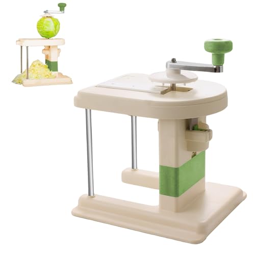 Manual Cabbage Shredder Vegetable Grater : Red Cabbage Grater Hand Crank,Shredded Cabbage Slicer Shredder for Home Kitchen Use,rallador de repollo Heavy Duty
