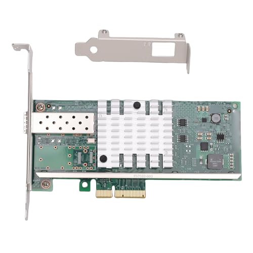 Tarjeta adaptadora de red PCI E X4 de 10GB con puerto SFP+ único y controlador 82599EN para servidor miniatura 1