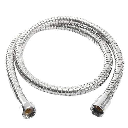 Manguera Ducha Flexo Manguera de ducha Flexible acero inoxidable, extensión manguera agua Uso apto para baño larga, tubo plomería, accesorios(1.0M)