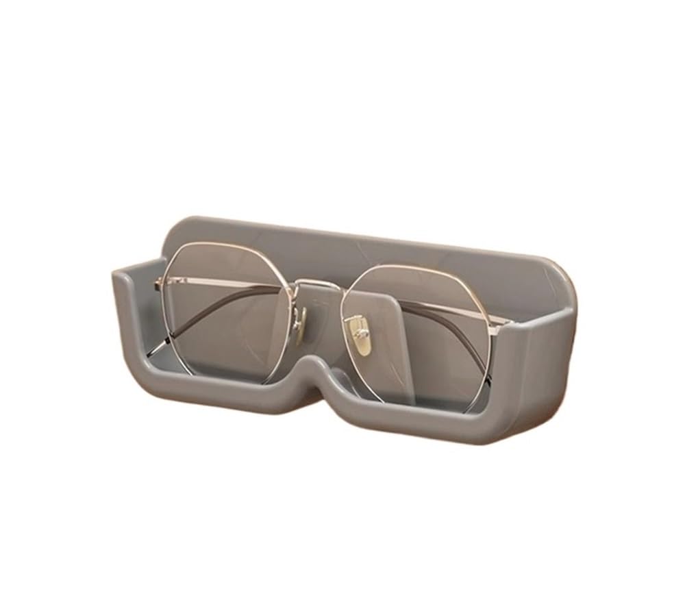 Amibvzhang 2ps Wall-mounted Sunglasses Storage Hanging Plastic Holder Glasses Decorative Box For Shelf For Prescription(A2)