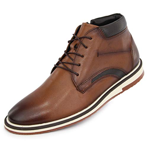 Oxford Cano Alto Esporte Fino Polo City Alpha em Couro Nobre 145 café shisk 13 (39, 145 cafe)