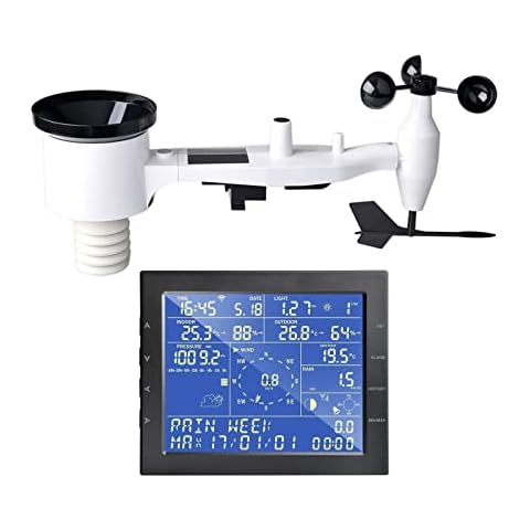 ECOWITT Weather Stations WS2320, 7 in 1 Wireless Smart Weather Station with Outdoor Sensor Solar Powered, Indoor LCD Display Receive Weather Forecast for Home Garden Farm, 868 MHZ Cover