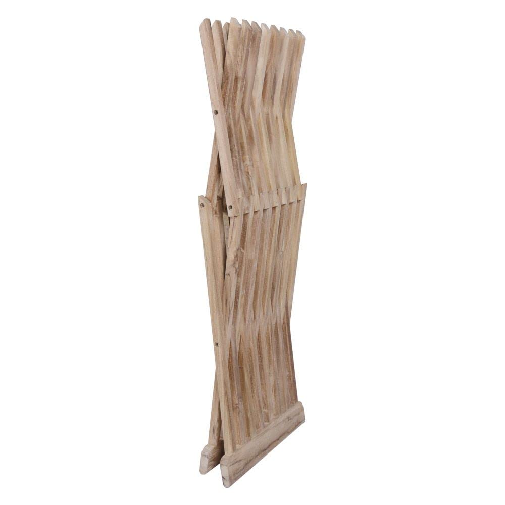 MP Tabouret Pliant Teck Massif ou Table Basse 40cm en Teck Massif