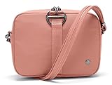 pacsafe travelsafe 12l Die pacsafe Tasche schenkt Ihnen sportliches und modernes Design sowie das sichere Transportieren Ihrer Wertsachen. Die Umhängetasche verfügt über diverse Funktionen, die die heimtückischen Bemühungen von Dieben im Keim ersticken und gekonnt verhindern. Maße: 22 x 16 x 6,5 cm