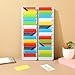 Parliky Material Card Rack Vertical Business Card Holder Wall Mount Rack Badge Card Holder Time Card Slot Pyramid Time Rack Time Clock Card Holder Attendance Cards Storage Rack Wall Pocket