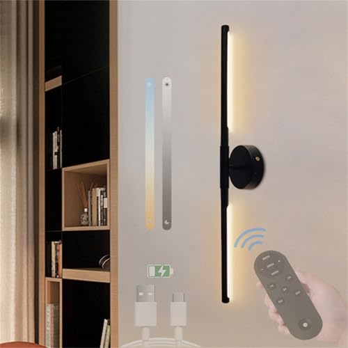 Luz de pared minimalista recargable para pasillos y escaleras
