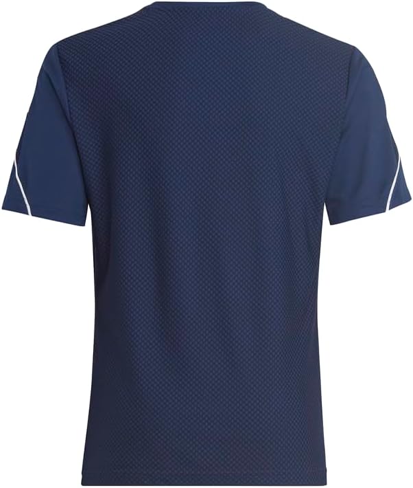 adidas Kids Boys Tiro23 V Neck Short Sleeve Jersey Soccer Cleats - Blue - Image 2