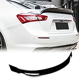 MCARCAR KIT Gloss Black Trunk Spoiler Fits for Maserati Ghibli Sedan 2013-2023 Rear Boot Lid Highkick Wing Lip Factory Outlet